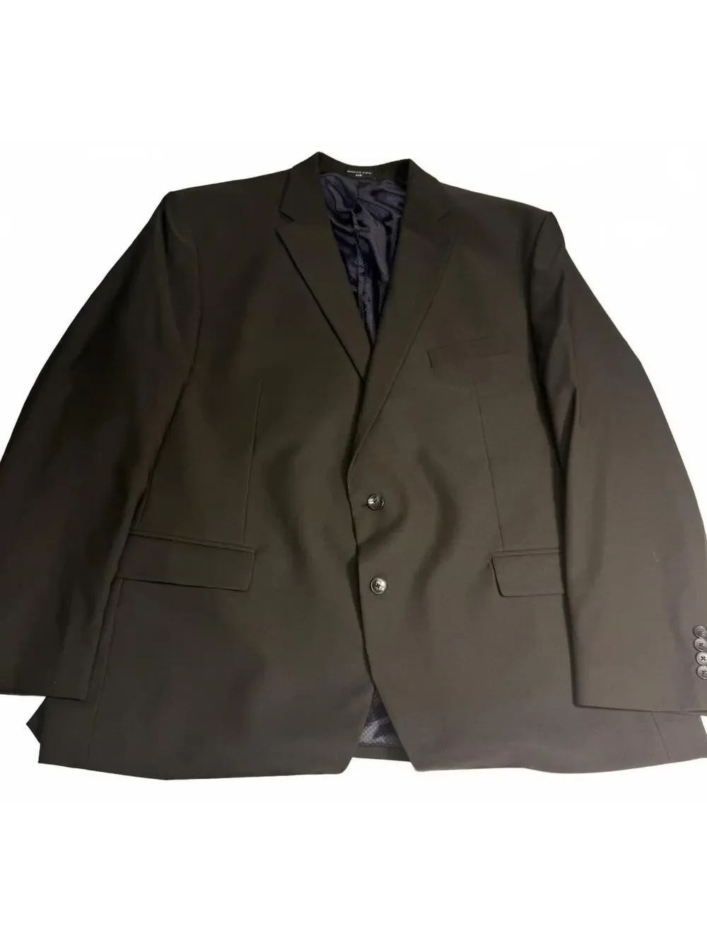 Shaquille O’Neal Mens Blazer XLG Black Suit Jacket Big & Tall 2 Button Lined
